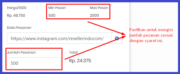 jumlah maksimal beli followers Instagram